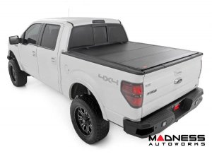 Ford F-150 Bed Cover - Tri-Fold - Flip Up - Hard Cover - 5'7" Bed Ford F-150 Bed Cover - Tri-Fold - Flip Up - Hard Cover - 5'7" Bed